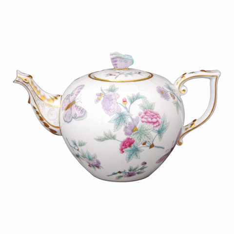 Teapot, butterfly knob
