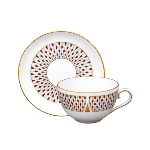 Teacup with saucer