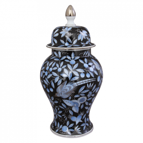 Vase, button knob
