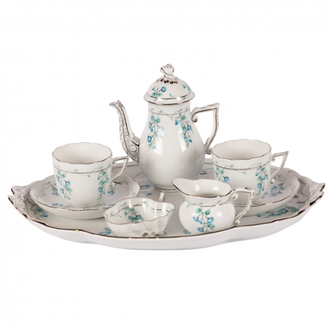 Coffee service for 2 persons decorated in NYVT2-PT